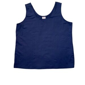 Chicos Navy Blue Sleeveless Top